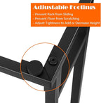 Freestanding Towel Racks 2 Tier Small Towel Holder Stand for Bathroom Matte Black Stainless Steel Industrial Towel Drying Rack for Hand Towels Blanket