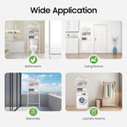 3-Tier Over The Toilet Shelf, Freestanding Bathroom Organizer Bathroom Rack Over Toilet Space Saver 55lbs Capacity Corner Stand Storage Organizer for Bathrooms Toilets Balconies