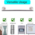 YYST Type-C Magnetic 16" to 38" Towel Bar Holder Rack Hanger for Refrigerator, Kitchen Sink,Oven-for Curtain,Towel,Flag,etc (1, White)