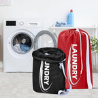 Sylfairy 2 Pack XL Laundry Bag with Strap,Heavy Duty Travel Laundry Bag,Rip-Stop Dirty Clothes Shoulder Bag with Drawstring,Easy Fit a Laundry Hamper or Basket Travel Essentials