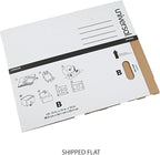 Universal Economy Storage Box, Lift-Off Lid, Letter/Legal, White, Case of 12 (95223)