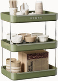 Countertop Coffee Station Organizer | 3-Tier Whisky Glass Tray, Mug Drying Shelf with Removable Drain Tray - Easy to Install, Clean - Spice Rack for Kitchen, Bathroom Counter Organzier