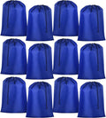 Woanger 12 Pack 28 x 45 Inch Extra Large Laundry Bags Bulk Washable Travel Laundry Bag with Drawstring Closure Large Dirty Clothes Organizer for College Dorm Home Hotel Camping(Blue)