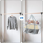 Jucoan 3 Pack 3-Tier Lay Flat Sweater Drying Rack, Folding Mesh Clothes Drying Rack for Toys, Sweaters, Delicates