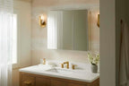 Kohler 55064-NA Embark Slim Medicine Cabinet Mirror, Adjustable Shelves with Mirrored Doors, 30 in. W x 26 in. H