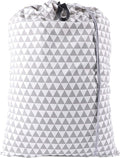 SWISSELITE Laundry Bag with Handle and Drawstring, Large Heavy Duty Laundry Bag, 28 x 40 Inches Travel Dirty Clothes Bag for Laundromat and Household