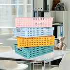 4 Pieces Turn in Trays for Classroom, Paper Organizer Baskets for Office and School