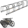 Bike Floor Stand, Freestanding Bike Parking Rack for Garage, Heavy Duty Bicycle Storage Organizer Fit 22-28" Wheels & 2.2" Tire Width,Indoor Outdoor Bike Storage Stand for Home, Apartment, Bike Shop