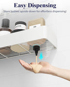Kitsure Shower Caddy - 2 Pack Adhesive Shower Organizer, Rustproof Metal Shelves, No-Drill Bathroom Organizers and Storage, White, XX-Large
