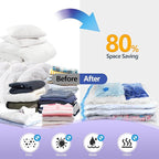 Electric Air Pump for Vacuum Storage Bags, Portable Travel Vacuum Pump Compressing Clothing Vacuum Seal Pump for Various Vacuum Seal Bags Purple(Storage Bag Not Included)