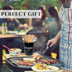 Utensil Holder Large Crocks Kitchen (black)