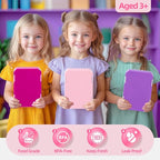 Bento Lunch Box for Kids, 6 Compartments BPA Free, Dishwasher Safe Back to School Snack Bento Lunch Containers Boxes, Ideal Portion Sizes for On-the-Go Meal, Ages 3+, School, Pink