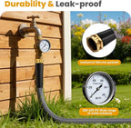 Garden Hose 25 FT, Non-Expanding Water Hose, Ultra-Light & Flexible, Burst-Resistant, Kink-Free, High-Pressure Garden Hose All-Weather Use for Lawns, Gardens, and Outdoor Cleaning
