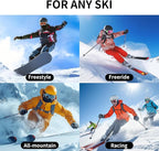 Ski Rack 1Pack, Ski/Snowboard Wall Mount, Skateboard Wall Mount, Fits Any Ski/Snowboard, Holds Up to 25lbs, Winter Gear Organizer, Vertical Ski Storage Rack for Home & Garage