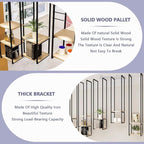 Ceiling Shelf Display Shelves Hanging Shelving Creative Flower Stand Ceiling Mounted Storage Rack Kitchen Pot Rack/Pan Racks Metal Iron Frame for Home Office Restaurant(30x30x140cm