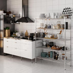 18" Deep x 48" Wide x 64" Height Wire Shelving Kit | 5-Tier | NSF Commercial Storage Rack Unit