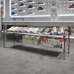 14" Deep x 54" Wide x 14" Height Wire Shelving Kit | 2-Tier | NSF Commercial Storage Rack Unit