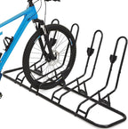 Floor Bike Stand, Bike Rack Safeguard Disc Brakes & Derailleurs, Waterproof Bike Holder Road/Kids/MTB Bicycles, Fits 12"-29" Tires, Upgraded 0.63" Steel Tubes, Indoor Outdoor Garage (for 4 Bikes)