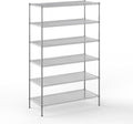 24" Deep x 54" Wide x 86" Height Wire Shelving Kit | 6-Tier | NSF Commercial Storage Rack Unit