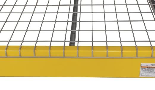 Vestil WMD-4246 Pallet Rack Wire Decking, 2500 lb. Uniform Capacity, 42" Length, 46" Width, 1.5" Height, Fits 1-1/2" Step Beam, 96" Beam Requires 2 Piece, Powder Coat Grey