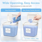 Lifewit Laundry Pods Container with Pop-up Lid, Laundry Room Organization, Dryer Sheet Holder for Washing Powder Scent Booster Beads, 2700 +2000ml/0.72+0.5gal,3 Pcs