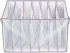 Univivi Extra Large Wardrobe Clothes Organizer Closet Organizer Portable Pants Sweaters Organizer for Closet,T-Shirt, Underwear, Upgraded 7 Grids Jeans Hoodie Organizer Clothes Organizer - Set of 4