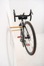 SELVA Rack - Wooden Wall Mount for Bicycle. in Different Sizes and 3 Colors: Natural Pine, Black and White (Natural Pine, 11" 13/16)