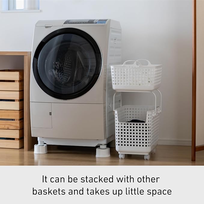 Like-it │SCB-7 │Daily use inside or outside. Movable handles make it easy to carry around. | Portable large basket for kitchen, laundry and kids room. | 13.98 x 17.91 x 9.96" | Mint Blue | 6.34 gal