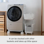 Like-it │SCB-7 │Daily use inside or outside. Movable handles make it easy to carry around. | Portable large basket for kitchen, laundry and kids room. | 13.98 x 17.91 x 9.96" | Mint Blue | 6.34 gal