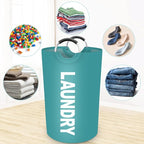 StorageRight 115L Large Laundry Basket, Laundry Hamper, Dirty Clothes Hamper for Laundry, Collapsible, Waterproof Laundry Baskets with Foam Protected Aluminum Handles for Laundry, Dorm, Family (Green)