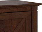 Bush Home Key West 2 Drawer Lateral File Cabinet in Bing Cherry, Document Storage for Home Office, Accent Chest with Drawers