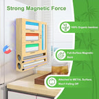 Magnetic Food Bag Storage Organizer for Drawer or Refrigerator, Compatible with Gallon,Quart, Sandwich, Snack & Variety Size Bags