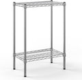 14" Deep x 24" Wide x 34" Height Wire Shelving Kit | 2-Tier | NSF Commercial Storage Rack Unit
