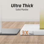 KES Standing Towel Rack with Marble Base, 37" H (Equal Height) Gold Towel Rack for Bathroom Floor, Towel Rack Stand Fits Large Bath Towel, 18/8 Stainless Steel, BTH229-BZ