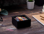 Bostitch Office Konnect Desk Organizer Accessory Tray & Storage Cup Bundle, Stacks for Desktop Storage,Makeup Organization, Black