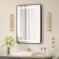 20x28 Medicine Cabinet with Mirror and Lights, Bathroom Mirror Cabinet with Memory Function, Anti-Fog, Surface Mount or Recessed Medicine Cabinet with Lights 3 Colors Dimmable