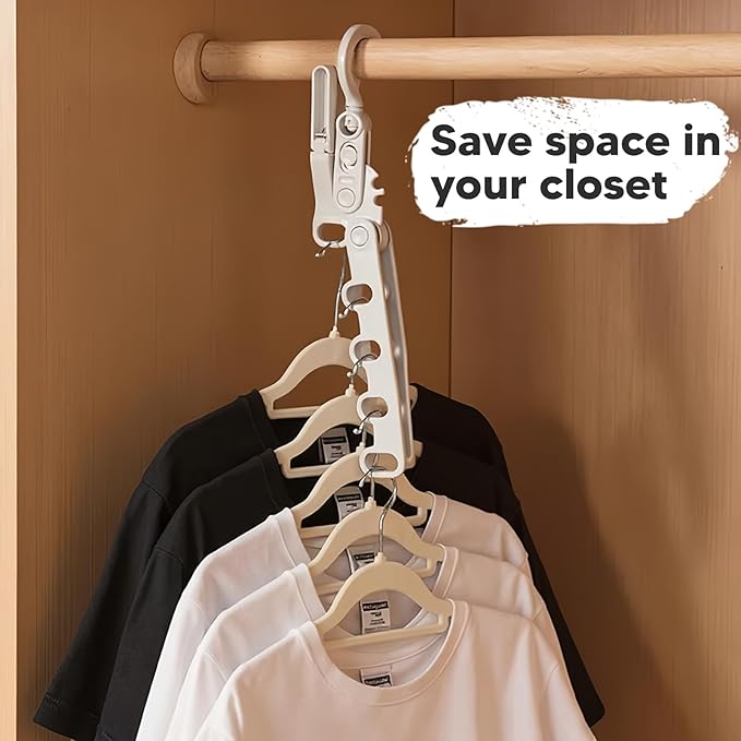 GorillaLine Go - Folding Clothes Drying Rack - Travel Essentials for Laundry - Portable and Collapsible with Hook - Clothes Rack Cruise Ship Essentials, RV, Traveling and Small Room