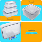 44 PCS Food Storage Container with Lid (22 Lids & 22 Containers) - Leakproof Meal-Prep Containers for Kitchen Storage Reusable Plastic Microwave/Dishwasher Safe with Labels & Pen