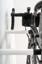 SELVA Rack - Wooden Wall Mount for Bicycle. in Different Sizes and 3 Colors: Natural, Black and White (White, 11" 13/16)