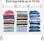 Laundry Sorter 4 Section, 4-Bag Heavy Duty Rolling Laundry Hamper Cart, Laundry Basket Organizer With Wheels and Removable Bags, Laundry Room Organization For Dirty Clothes Storage, BLUE