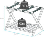 Casual Home Luggage Rack, White (New)