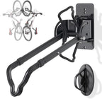 CyclingDeal Swivel Bike Wall Mount Rack - Vertical Adjustable Foldable Bicycle Parking Rack with Wheel Holder - for 20"-29" MTB 700C Road Bikes Home Garage Storage