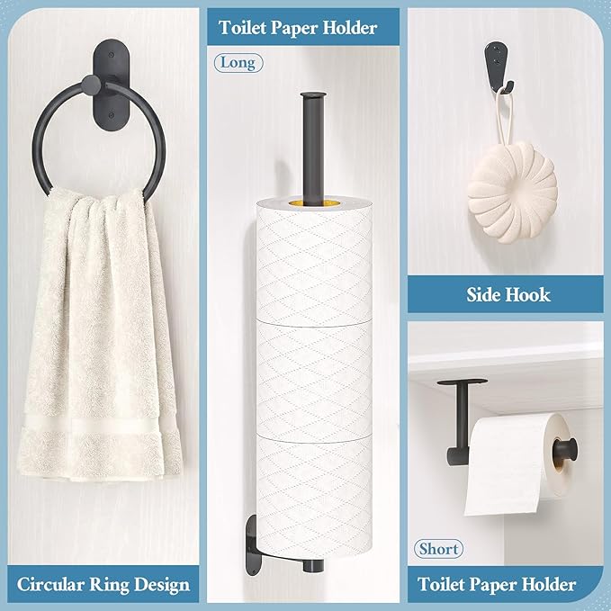 Over the Toilet Storage Cabinet with Mobile Bathroom Storage Cabinet & 3 Adjustable Shelves, Bathroom Storage Cabinet Over Toilet with 4 Section Drawers for Bathroom, Laundry Room, White