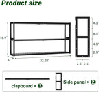 Extra Long Bathroom Organizer Storage Shelves 100% Bamboo Adjustable Height Over The Toilet Storage Floating Shelf for Wall Shower Shelf Can Placed in The Bathroom Kitchen Living Room for Multi Usage