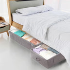 Closet Organizers and Storage - Maximize Space with Under Bed Storage Containers & Clothes Storage - Ideal Closet Organizer, Toy Storage Organizer & Underbed Storage (Grey, 2 Pack)