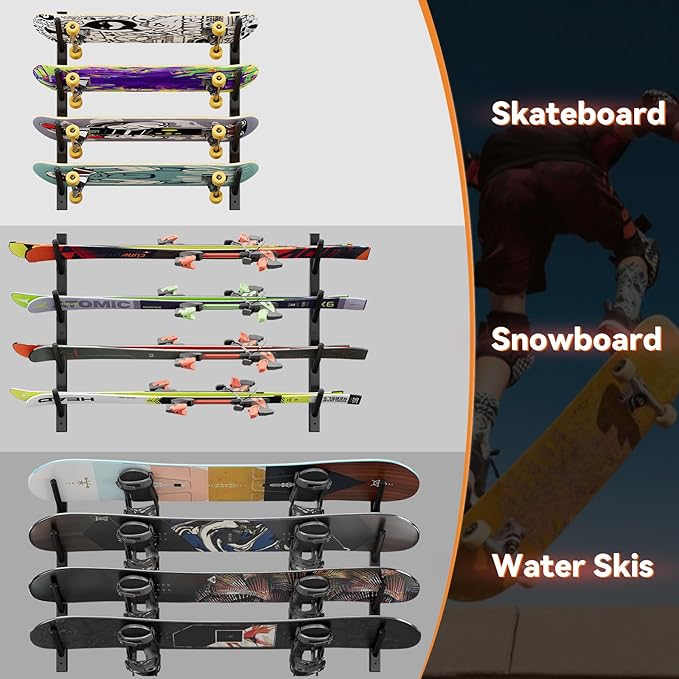 YMYNY Skateboard Wall Mount