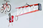 HARKEN Hoister - Bikes & Overhead Garage Storage 1 Point Hoist System (45lb Capacity, 12ft Ceiling), Space-Saving Organization, Easy One-Person Operation, Safe Anti-Drop, Self-Leveling - model 7800.12