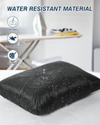 OTraki 2Pcs Large Laundry Bags 24x32 inch Wet Dry Bag Reusable Waterproof Bag with Zipper for Home Travel Hotel Camping Swimsuits, Baby Cloth Diapers Drying Do Not Exceed 176℉ Black