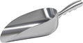 Cast Aluminum Utility Scoop, Round Bottom, ice scoop For Multi-Purpose Use, With Finger Groove Handle (85 oz)
