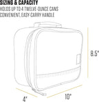 Carhartt Insulated Lunch Cooler For Men and Women, Fully Insulated Lunch Pale for Everyday Use, 4 Can (Brown)